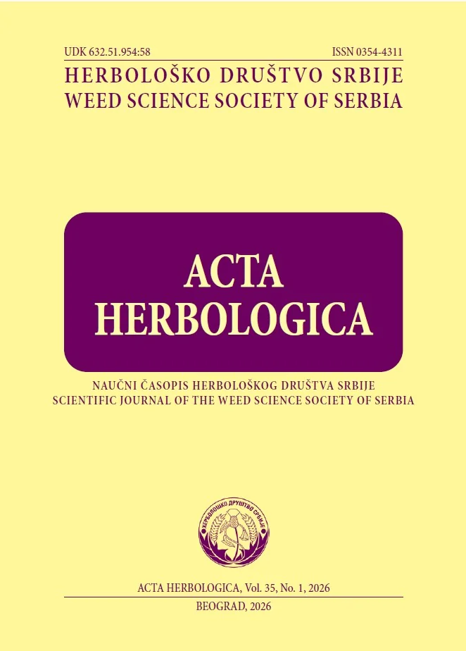 Časopis – ACTA HERBOLOGICA