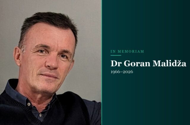 In Memoriam: Dr Goran Malidža (1966–2026)